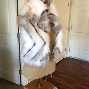 Donna Slayer Faux Fur Scarf